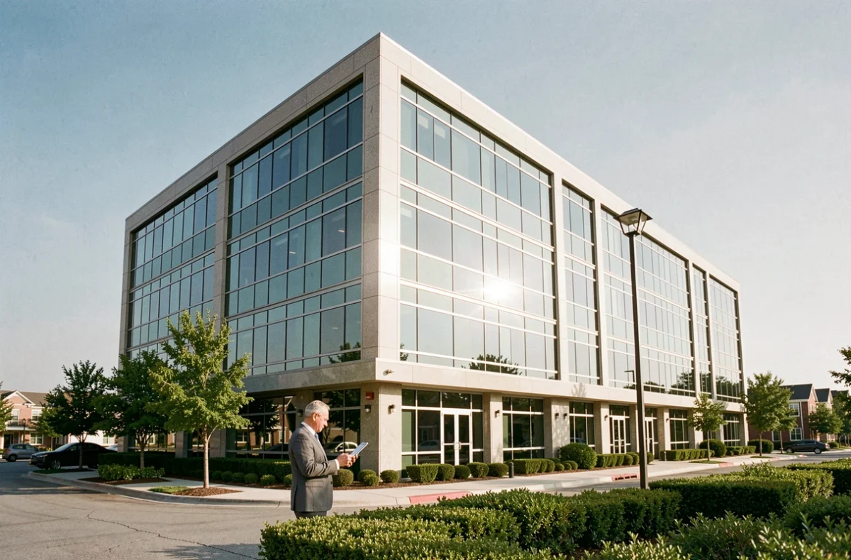 Immeuble commercial américain représentant un actif immobilier SCPI Corum USA